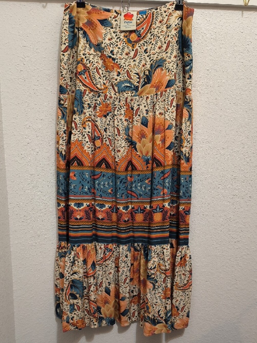 NWOT Farm Rio For Anthropologie Bambina Floral Skirt Set (M) - Picture 7 of 16